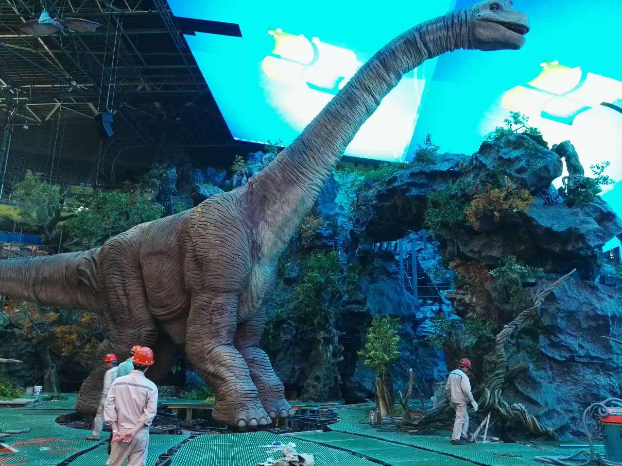 智能機械恐龍國家體育館項目綜藝現場 智能機械恐龍國家體育館項目綜藝現場